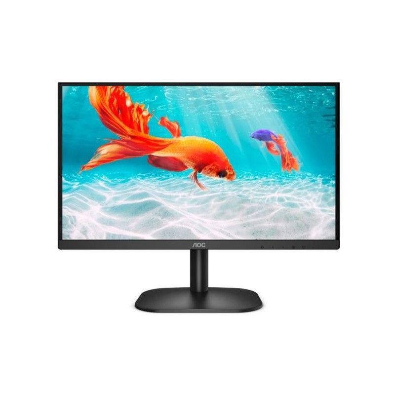 MONITOR  AOC 21.5 inch, home | office, VA, Full HD (1920 x 1080), Wide, 250 cd/mp, 4 ms, HDMI | VGA, "22B2AM" (timbru verde 7 le