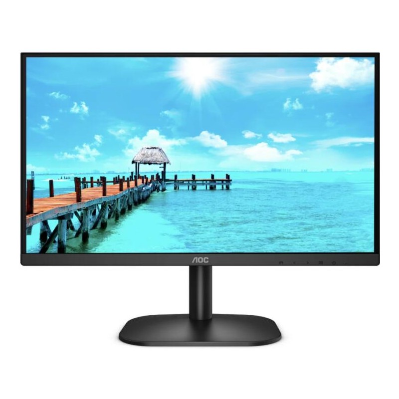 MONITOR  AOC 21.5 inch, home | office, VA, Full HD (1920 x 1080), Wide, 250 cd/mp, 4 ms, HDMI | DVI, "22B2DM" (timbru verde 7 le