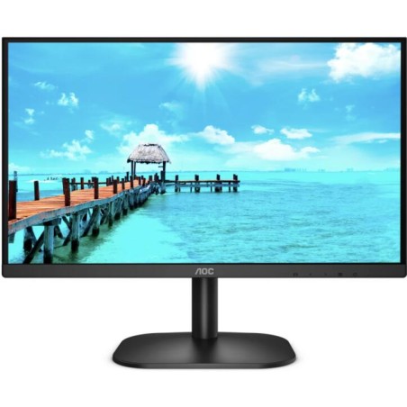 MONITOR  AOC 21.5 inch, home | office, VA, Full HD (1920 x 1080), Wide, 250 cd/mp, 4 ms, HDMI | DVI, "22B2DM" (timbru verde 7 le