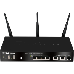 ROUTER D-LINK wireless. AC VPN, 4 porturi Gigabit, 2 porturi WAN Gigabit, 130Mbps Firewa60, 70Mbps VPN, 70 VPN tunnels (timbru v