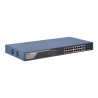 SWITCH. PoE Hikvision, port 10/100x 16 | Gigabit x 2, rackabil, carcasa metalica, "DS-3E1318P-EI" (timbru verde 2 lei)