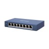SWITCH Hikvision, Gigabit x 8, managed, carcasa metalica, "DS-3E1508-EI" (timbru verde 2 lei)