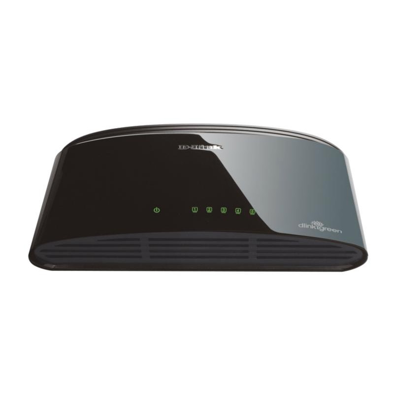SWITCH D-LINK  5 porturi 10/100Mbps, carcasa plastic. "DES-1005D" (timbru verde 2 lei)