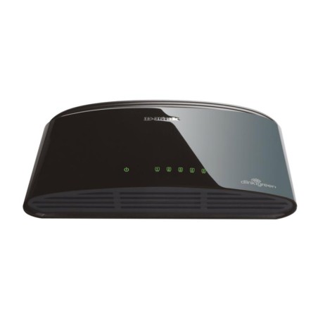 SWITCH D-LINK  5 porturi 10/100Mbps, carcasa plastic. "DES-1005D" (timbru verde 2 lei)