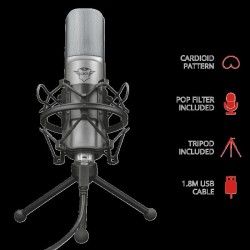 Trust GXT 242 Lance Streaming Mic, "TR-22614" (timbru verde 0.03 lei)