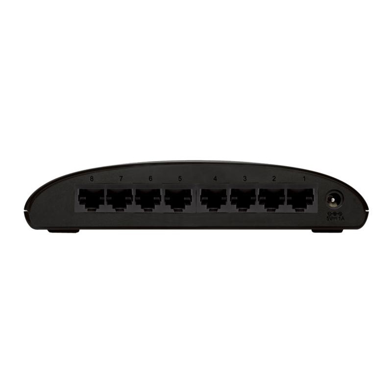 SWITCH D-LINK  8 porturi 10/100Mbps, carcasa plastic. "DES-1008D" (timbru verde 2 lei)