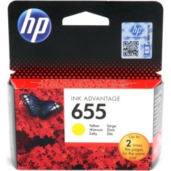 Cartus Cerneala Original HP Yellow, nr.655, pentru DJ3525|4615|4625|5525|6525, , (timbru verde 0.15 lei), "CZ112AE"