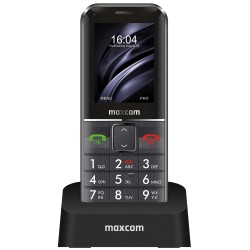 Telefon cu butoane, Maxcom, "MM735" ecran 2.2 inch, rez. camera 2 Mpix, 2G, OEM, acumulator 1400 mAh, negru, "MM735 Black" (timb