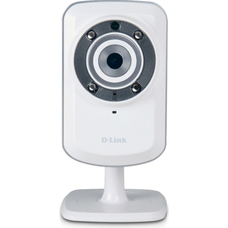 CAMERA IP D-Link, stand, pt. interior, dist. IR 5 m, tip lentila fixa 5.01 mm, 0.3 Mpx, cu fir | wi-fi, microfon da, PoE nu, car
