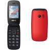 Telefon cu butoane, Maxcom, "MM817" ecran 2.4 inch, dual sim, rez. camera 0.3 Mpix, 2G, OEM, acumulator 800 mAh, rosu, "MM817 Re