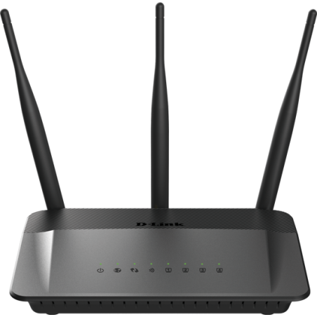 ROUTER D-LINK wireless  750Mbps, 4 porturi 10/100, 3 antene externe, Dual Band AC750 (433/300Mbps), "DIR-809" 45504921 (timbru v