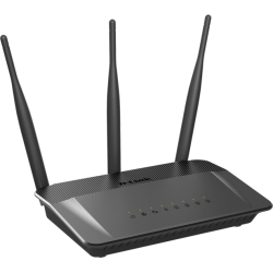 ROUTER D-LINK wireless  750Mbps, 4 porturi 10/100, 3 antene externe, Dual Band AC750 (433/300Mbps), "DIR-809" 45504921 (timbru v