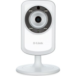 CAMERA IP D-Link, stand, pt. interior, dist. IR 5 m, tip lentila fixa 3.15 mm, 0.3 Mpx, cu fir | wi-fi, microfon da, PoE nu, car