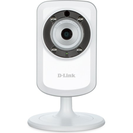 CAMERA IP D-Link, stand, pt. interior, dist. IR 5 m, tip lentila fixa 3.15 mm, 0.3 Mpx, cu fir | wi-fi, microfon da, PoE nu, car