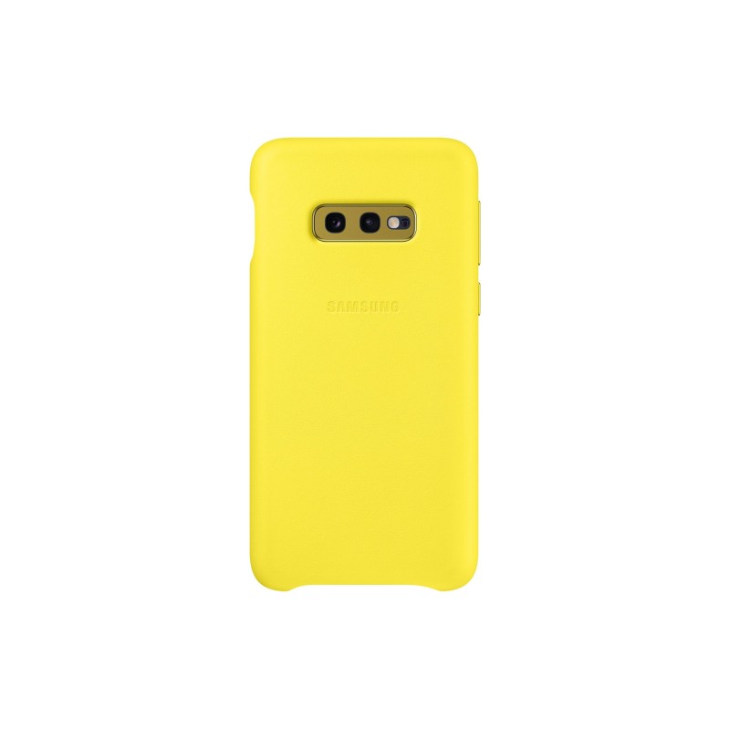 HUSA Smartphone Samsung, pt Galaxy S10E, tip back cover (protectie spate), piele, ultrasubtire, galben, "EF-VG970LYEGWW"