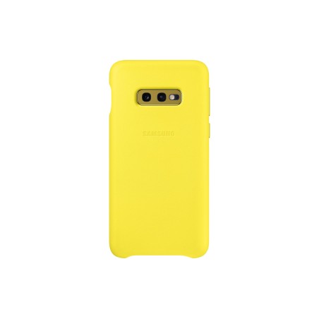 HUSA Smartphone Samsung, pt Galaxy S10E, tip back cover (protectie spate), piele, ultrasubtire, galben, "EF-VG970LYEGWW"