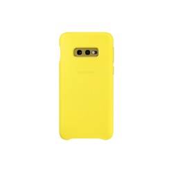 HUSA Smartphone Samsung, pt Galaxy S10E, tip back cover (protectie spate), piele, ultrasubtire, galben, "EF-VG970LYEGWW"