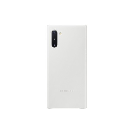 HUSA Smartphone Samsung, pt Galaxy Note 10, tip back cover (protectie spate), piele, ultrasubtire, alb, "EF-VN970LWEGWW"