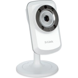 CAMERA IP D-Link, stand, pt. interior, dist. IR 5 m, tip lentila fixa 3.15 mm, 0.3 Mpx, cu fir | wi-fi, microfon da, PoE nu, car