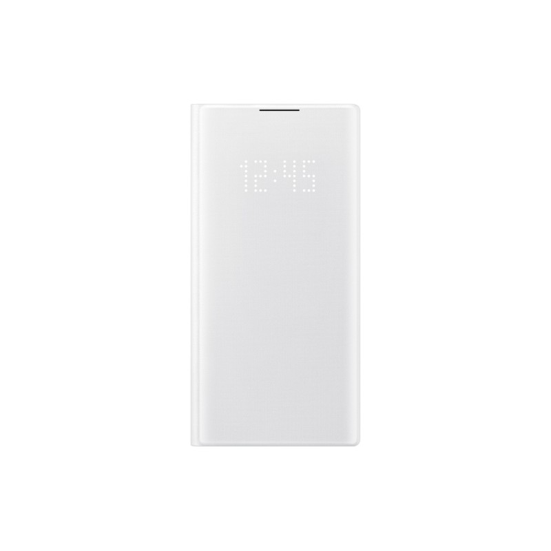 HUSA Smartphone Samsung, pt Galaxy Note 10, tip smart book cover, poliuretan, Smart LED View, alb, "EF-NN970PWEGWW"