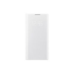 HUSA Smartphone Samsung, pt Galaxy Note 10, tip smart book cover, poliuretan, Smart LED View, alb, "EF-NN970PWEGWW"