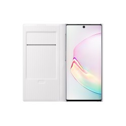HUSA Smartphone Samsung, pt Galaxy Note 10, tip smart book cover, poliuretan, Smart LED View, alb, "EF-NN970PWEGWW"