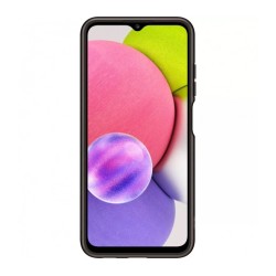 HUSA Smartphone Samsung, pt Galaxy A03s, tip back cover (protectie spate), TPU, ultrasubtire, negru, "EF-QA038TBEGEU"