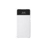 HUSA Smartphone Samsung, pt Galaxy A72, tip smart book cover cu buzunar, policarbonat, Smart View Wallet, alb, "EF-EA725PWEGEE"