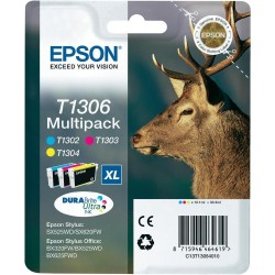 Combo-Pack Original Epson CMY, T13064010, pentru STYLUS SX525, , (timbru verde 0.45 lei),  "C13T13064010"