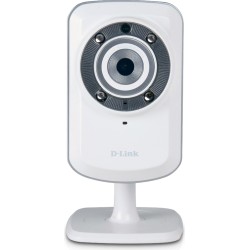 CAMERA IP D-Link, stand, pt. interior, dist. IR 5 m, tip lentila fixa 5.01 mm, 0.3 Mpx, cu fir | wi-fi, microfon da, PoE nu, car