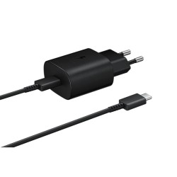 Incarcator retea 220V Samsung, USB Type C, 25W, fast charge, negru, "EP-TA800XBEGWW" (timbru verde 0.18 lei)
