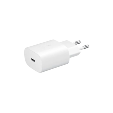 Incarcator retea 220V Samsung, USB Type C, 25W, fast charge, alb, "EP-TA800XWEGWW" (timbru verde 0.18 lei)