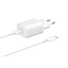 Incarcator retea 220V Samsung, USB Type C, 25W, fast charge, alb, "EP-TA800XWEGWW" (timbru verde 0.18 lei)