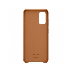 HUSA Smartphone Samsung, pt Galaxy S20, tip back cover (protectie spate), piele, ultrasubtire, maro, "EF-VG980LAEGEU"