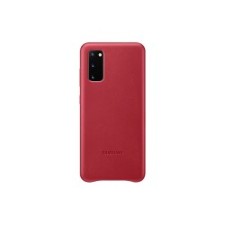 HUSA Smartphone Samsung, pt Galaxy S20, tip back cover (protectie spate), piele, ultrasubtire, rosu, "EF-VG980LREGEU"