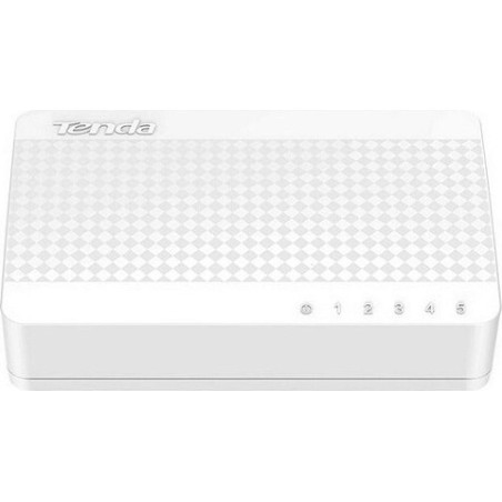 SWITCH Tenda 5 porturi 10/100 Mbps, fanless "S105" (timbru verde 0.8 lei)