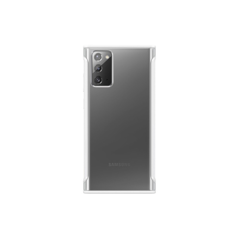 HUSA Smartphone Samsung, pt Galaxy Note 20, tip back cover (protectie spate), policarbonat | poliuretan, ultrasubtire, alb, "EF-