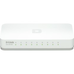 SWITCH D-LINK  8 porturi 10/100Mbps, carcasa plastic, "GO-SW-8E" (timbru verde 2 lei)
