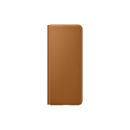 HUSA Smartphone Samsung, pt Galaxy Z Fold3, tip back cover (protectie spate), piele, ultrasubtire, maro, "EF-FF926LAEGWW"
