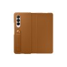 HUSA Smartphone Samsung, pt Galaxy Z Fold3, tip back cover (protectie spate), piele, ultrasubtire, maro, "EF-FF926LAEGWW"