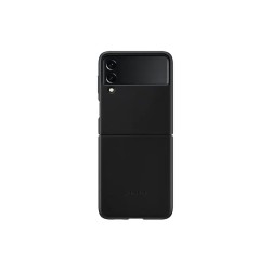 HUSA Smartphone Samsung, pt Galaxy Z Flip3, tip back cover (protectie spate), piele, ultrasubtire, negru, "EF-VF711LBEGWW"