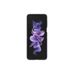 HUSA Smartphone Samsung, pt Galaxy Z Flip3, tip back cover (protectie spate), piele, ultrasubtire, negru, "EF-VF711LBEGWW"