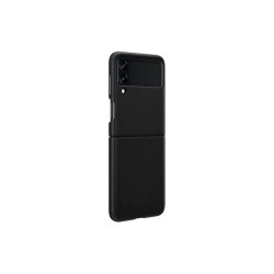 HUSA Smartphone Samsung, pt Galaxy Z Flip3, tip back cover (protectie spate), piele, ultrasubtire, negru, "EF-VF711LBEGWW"