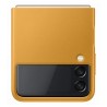 HUSA Smartphone Samsung, pt Galaxy Z Flip3, tip back cover (protectie spate), piele, ultrasubtire, galben, "EF-VF711LYEGWW"