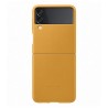 HUSA Smartphone Samsung, pt Galaxy Z Flip3, tip back cover (protectie spate), piele, ultrasubtire, galben, "EF-VF711LYEGWW"