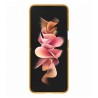 HUSA Smartphone Samsung, pt Galaxy Z Flip3, tip back cover (protectie spate), piele, ultrasubtire, galben, "EF-VF711LYEGWW"