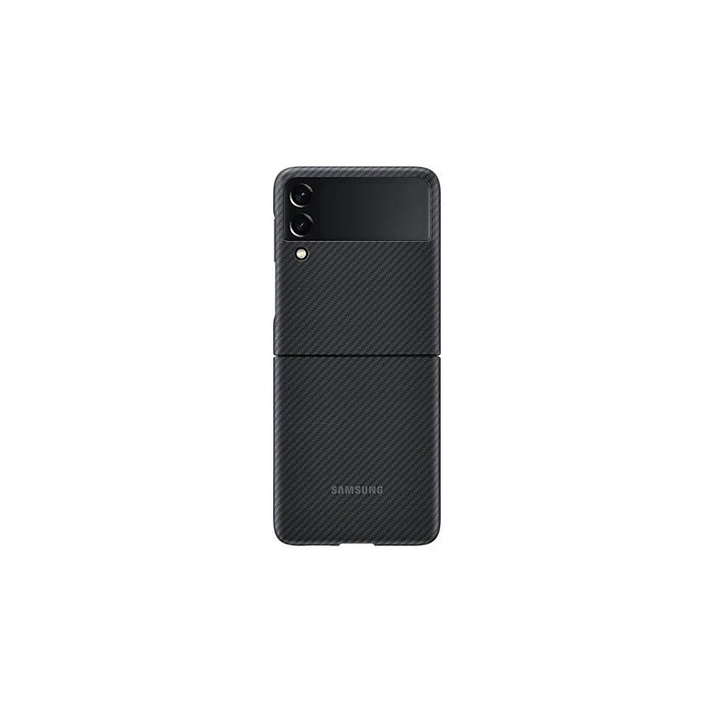 HUSA Smartphone Samsung, pt Galaxy Z Flip3, tip back cover (protectie spate), policarbonat, ultrasubtire, negru, "EF-XF711SBEGWW