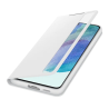 HUSA Smartphone Samsung, pt Galaxy S21 Fe, tip smart book cover, policarbonat | TPU, Smart Clear View, alb, "EF-ZG990CWEGEE"