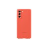 HUSA Smartphone Samsung, pt Galaxy S21 Fe, tip back cover (protectie spate), silicon, ultrasubtire, portocaliu, "EF-PG990TPEGWW"