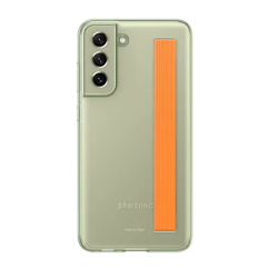 HUSA Smartphone Samsung, pt Galaxy S21 Fe, tip back cover (protectie spate), policarbonat | TPU, ultrasubtire, verde, "EF-XG990C
